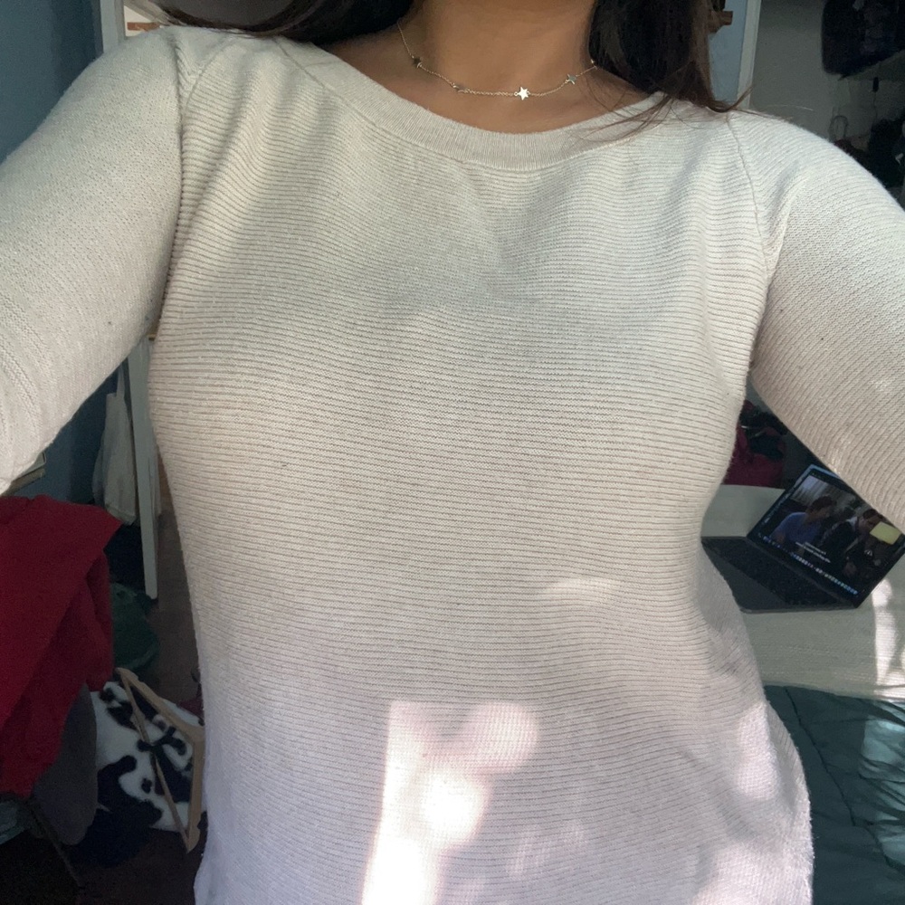 Vintage Cream Long Sleeve Top